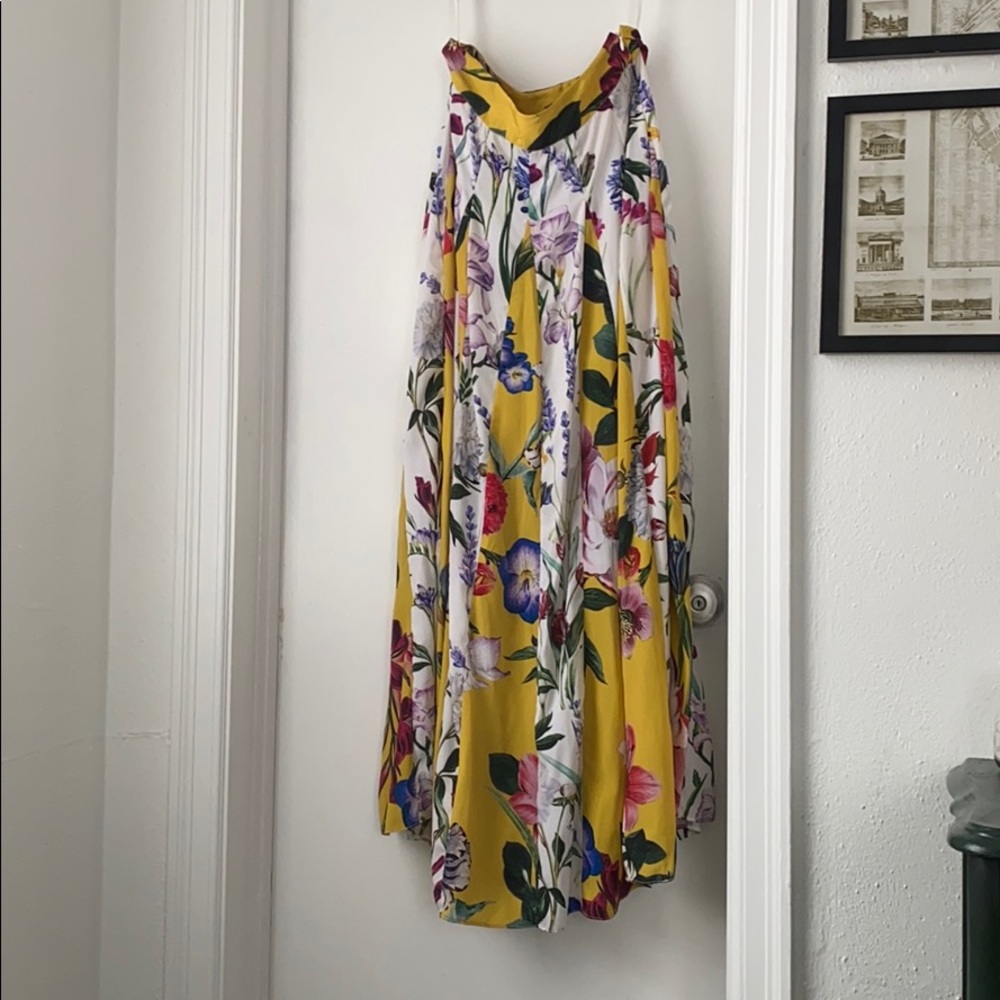 Anthropologie Aprile Skirt Rococo Sand Floral 2